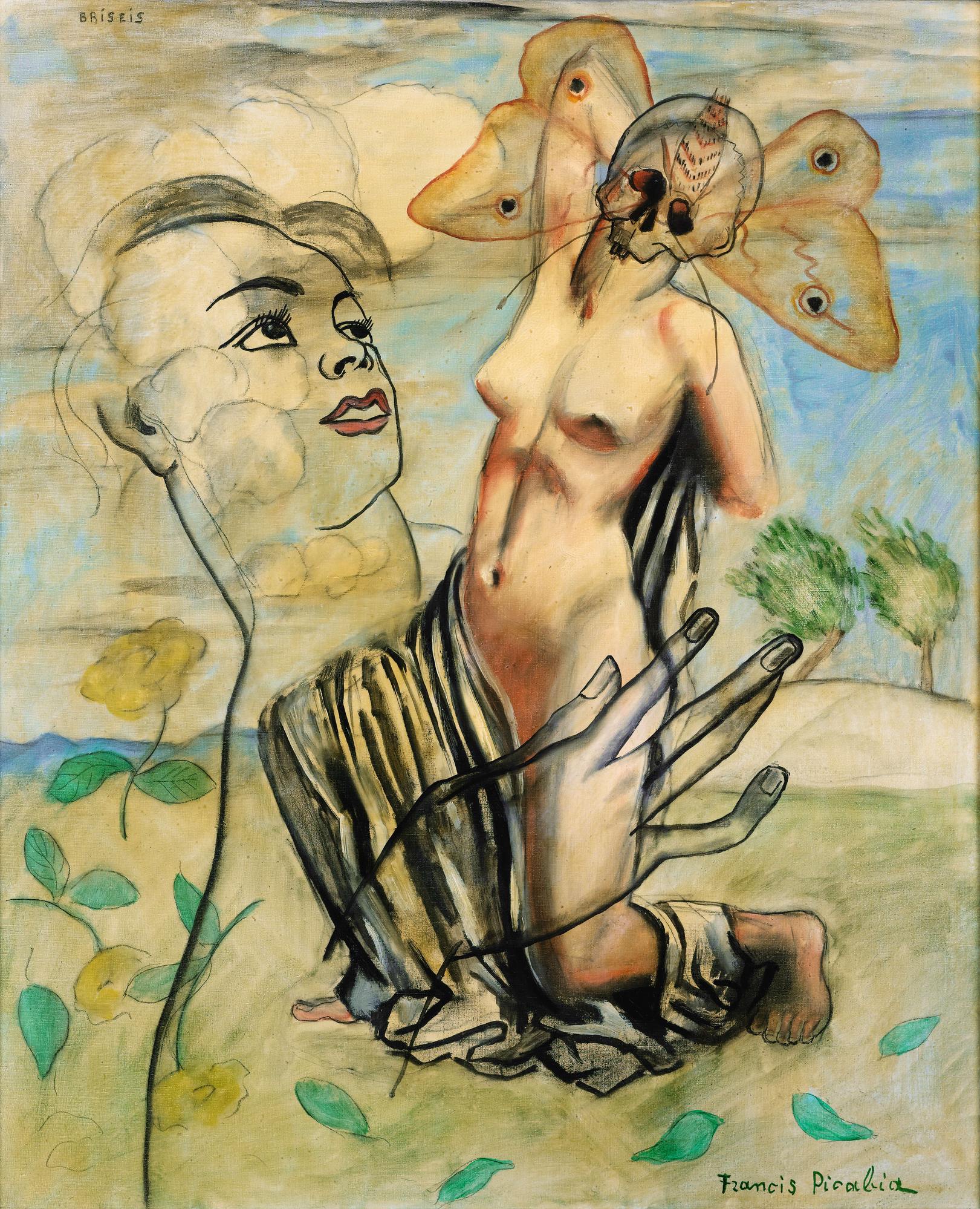 Francis Picabia "Briseis", ca. 1929 Öl, Kreide auf Leinwand 72,8 x 60 cm