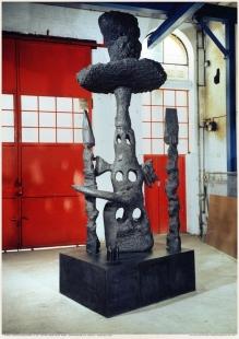 A.R. Penck - „Future Of The Soldier" - Skulptur Und Zeichnungen