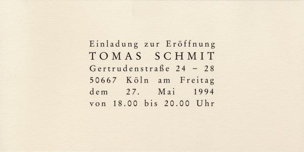 Tomas Schmit - Zeichnungen