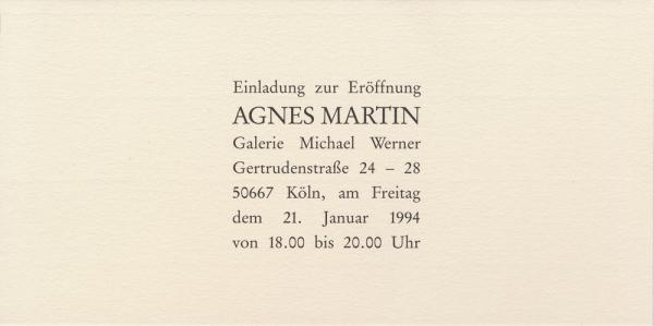 Agnes Martin - Bilder