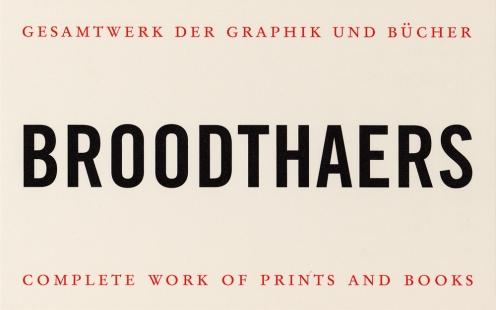 Marcel Broodthaers - Gesamtwerk Der Graphik Und Bücher - Complete Work Of Prints And Books