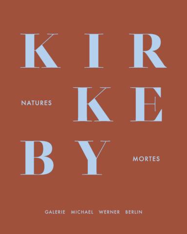 Per Kirkeby Natures mortes, Katalog Cover
