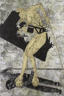 Jörg Immendorff Ohne Titel, 2007, Oil on canvas, 270 x 180 cm, 106 1/4 x 70 3/4 inches